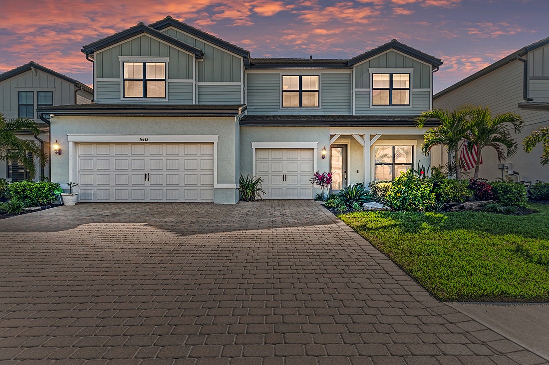 A Sapphire Point home at 16438 Slate Placeto sold for $1,548,000.
Built in 2023, it has six bedrooms, five-and-a-half baths, a pool and 5,323 square feet of living area.