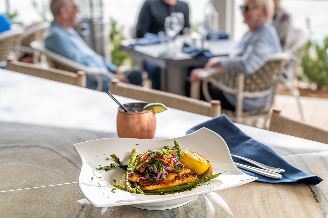 Miso-glazed Chilean sea bass is a specialty at Deep Lagoon Seafood & Oyster House in Waterside.