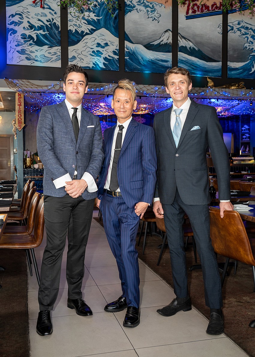 Jason Klamson, Jeffrey Karasawa and Sam Ray have turned dining into theater at Tsunami Sushi & Hibachi Grill — where bold flavors, artful design, and warm hospitality take center stage.
