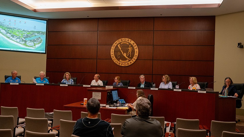 Longboat Key town commission met for the first time in months Monday, Sept. 8 at town hall.